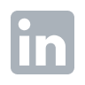 Логотип LinkedIn — серый